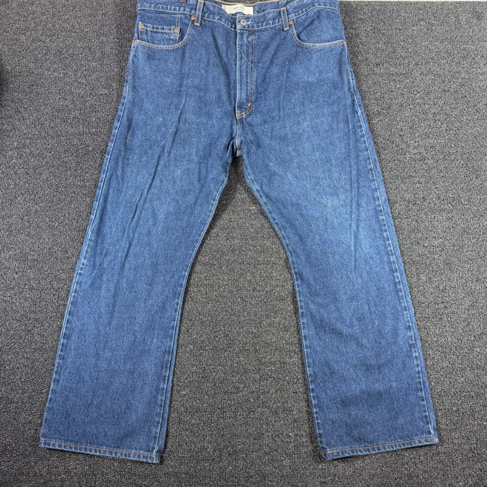 Vintage Levi's 517 Bootcut Denim Jeans Medium Wash Size 40x30 Western 2000s Y2K